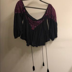 Free People Off the Shoulder Top